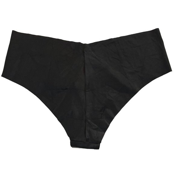 NWT AERIE Cheeky Pantie/Underwear Sz XL Black Silky - Picture 2 of 3